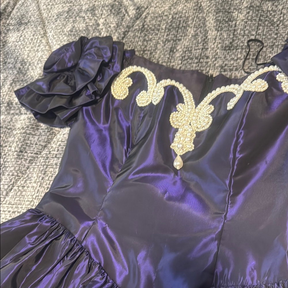 Jessica McClintock Purple Wedding Dress